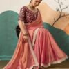 Dreamy Pink Banglori Silk Traditional Saree – 61402-14004