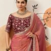 Dreamy Pink Banglori Silk Traditional Saree – 61402-14004