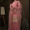 Ravishing Pink Soft Net Palazzo Salwar Kameez – AD-NS1-4203