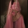 Ravishing Pink Soft Net Palazzo Salwar Kameez – AD-NS1-4203