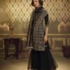 Graceful Black Soft Net Palazzo Salwar Kameez – AD-NS2-4903