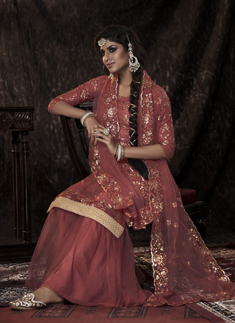 Glamorous Orange Soft Net Palazzo Salwar Kameez – AD-NS4-14002 Glamorous Orange Soft Net Palazzo Salwar Kameez – AD-NS4-14002