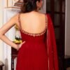 Exquisite Red Georgette Palazzo Salwar Kameez – 62440-5889