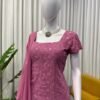 Magical Mauve Georgette Straight Salwar Kameez – 62488-1543-C
