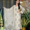 Classy Off White Muslin Straight Salwar Kameez – 62519-14001