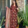 Unique Maroon Muslin Straight Salwar Kameez – 62519-14006