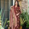 Unique Maroon Muslin Straight Salwar Kameez – 62519-14006