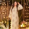 Dazzling Cream Muslin Straight Salwar Kameez – 62519-14007