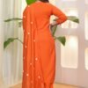 Iconic Orange Rayon Straight Salwar Kameez – 62553-122