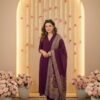 Confident Purple Cotton Straight Salwar Kameez – 62562-119