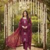 Sophisticated Wine Rayon Straight Salwar Kameez – 62563-2237