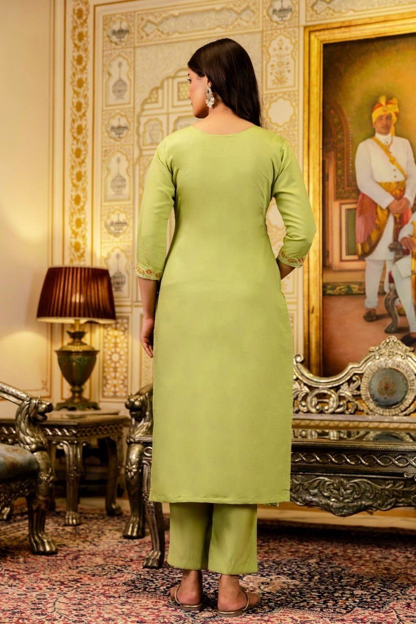 Stylish Mauve Viscose Shimmer Straight Salwar Kameez – 62564-29-B